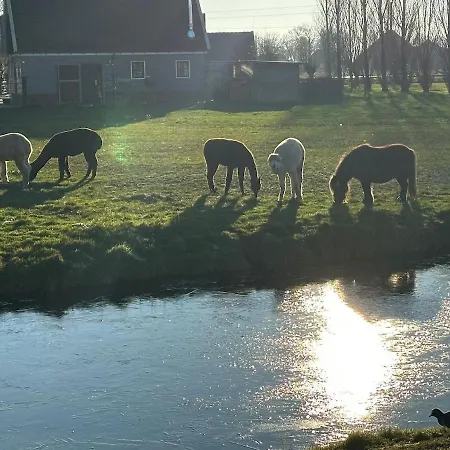 Complete Studio De Stopplaats Dichtbij Hoorn En Alkmaar Alojamento de Acomodação e Pequeno-almoço Zuidermeer